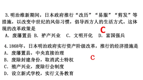 第一单元 殖民地人民的反抗与资本主义制度的扩展（单元复习课件）-2023-2024学年九年级历史下册