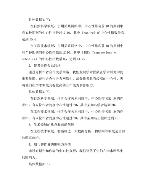 期刊文献的社会网络分析与应用