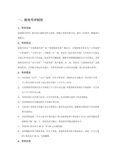 电子商务运营部绩效管理考核及提成分配专项方案.docx