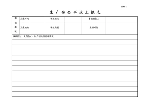 编号09 生产安全事故管理台账.docx