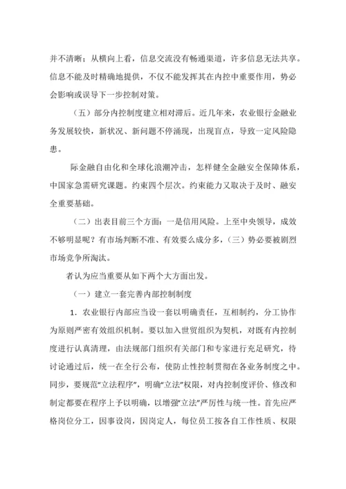 农业银行内控管理.docx