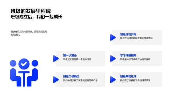 班级成长故事PPT模板