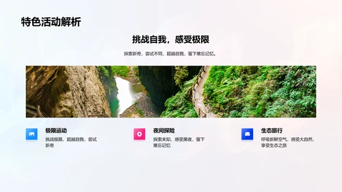 旅游活动策划总结PPT模板