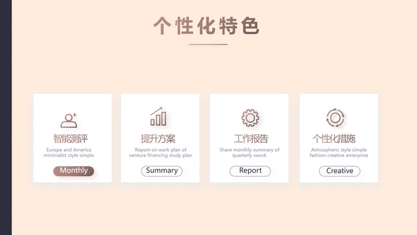 创意时尚美发教学工作总结动态PPT