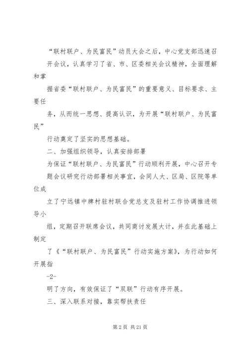 双联双民自查报告.docx