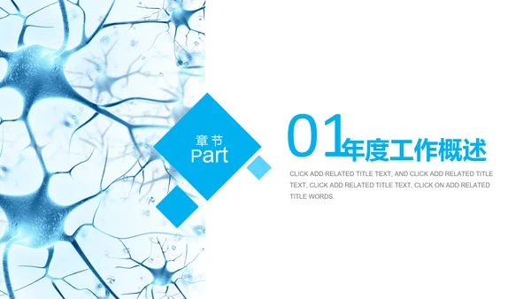 医疗细菌病毒微生物细胞组织动态ppt模板