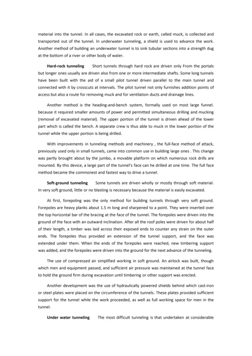 洞室开挖稳定分析、如何建设隧洞--毕业论文外文文献翻译(四篇).docx