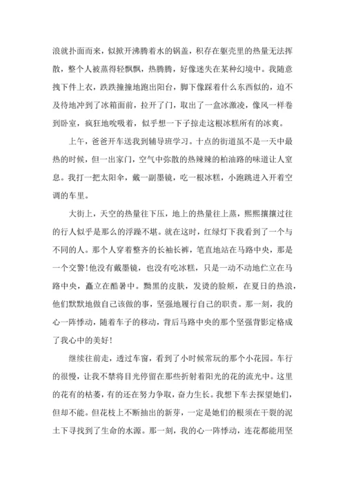 初中生暑假社会实践活动心得五篇.docx