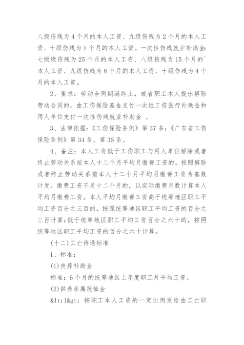 广东省工伤保险赔偿标准.docx