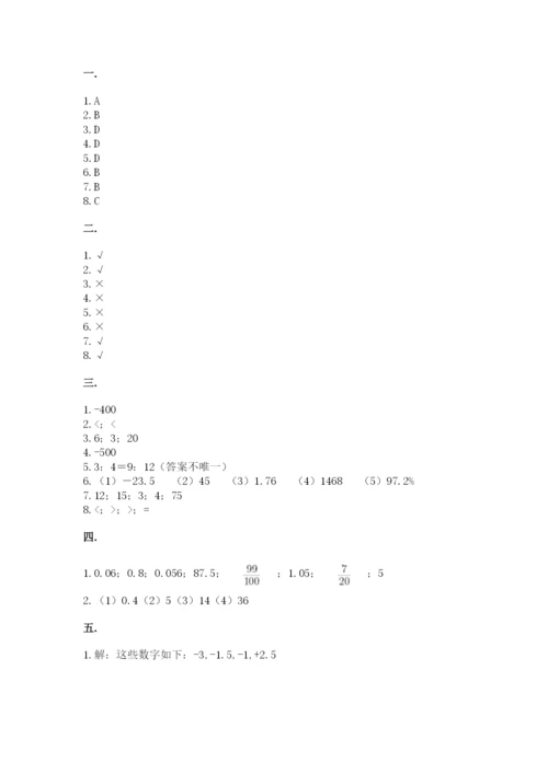 山东省济南市外国语学校小升初数学试卷附答案（综合题）.docx