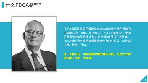 PDCA企业循环工作方法培训PPT模板