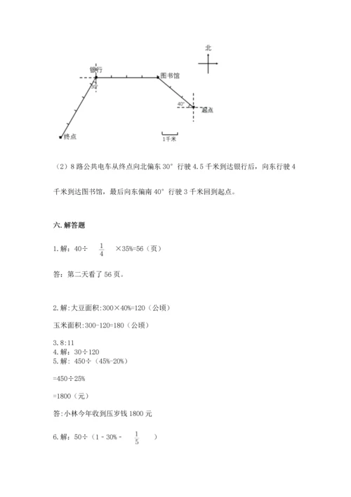 人教版六年级上册数学期末测试卷精品（易错题）.docx