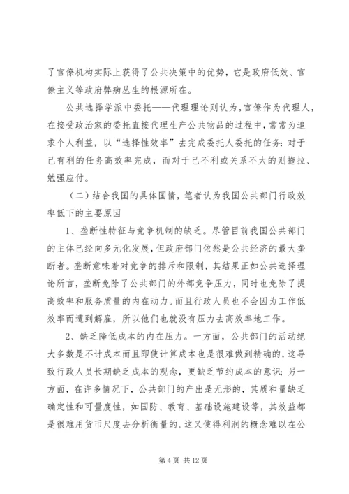 公共行政低效率的成因与对策.docx