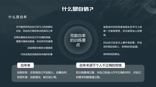 自信伴我成长，自信教育孤勇者PPT模板