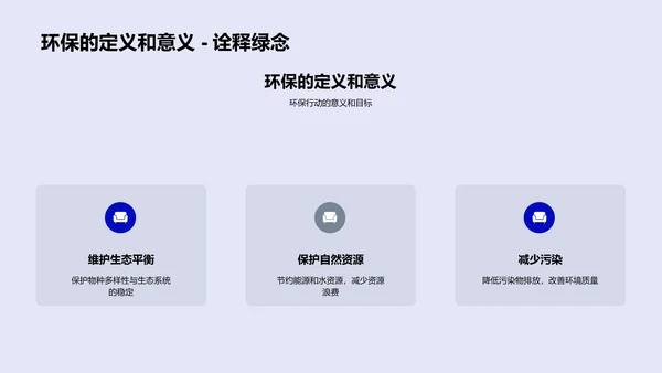 生物多样性及其环保意义PPT模板