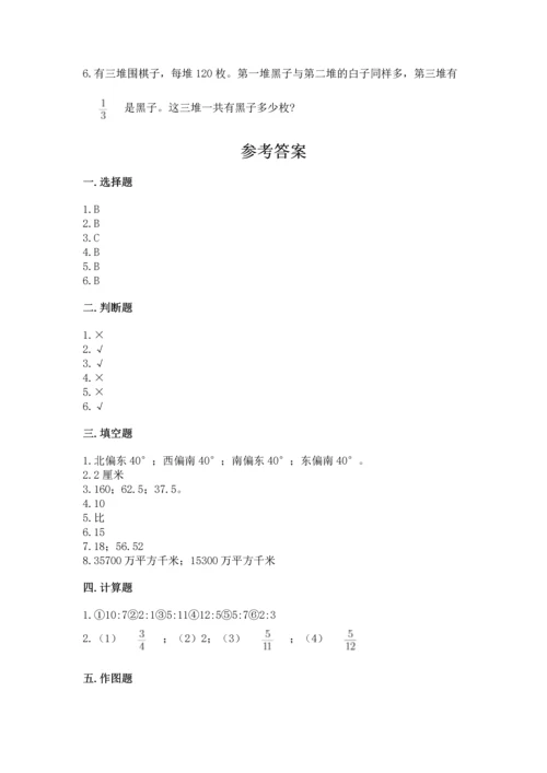 小学六年级数学上册期末考试卷及参考答案【b卷】.docx