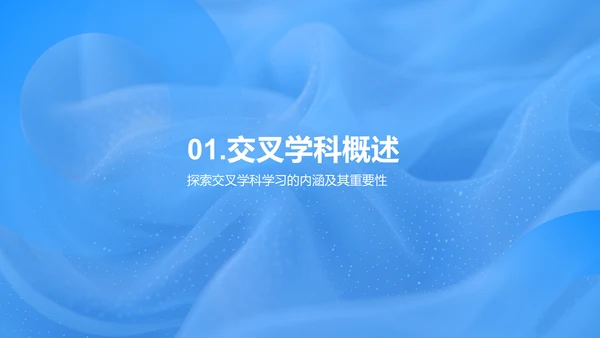 交叉学科学习透析PPT模板