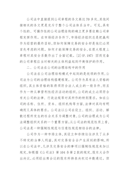 公司法论文范文.docx