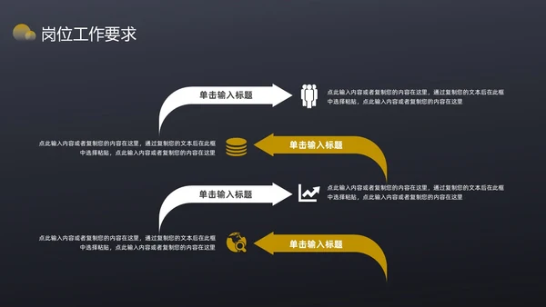 黑色简约风内部竞聘PPT模板