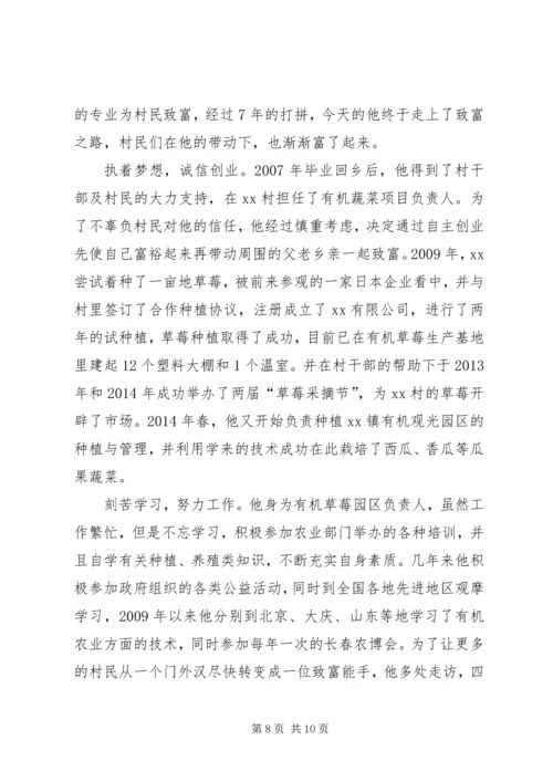 优秀领头人典型事迹材料.docx