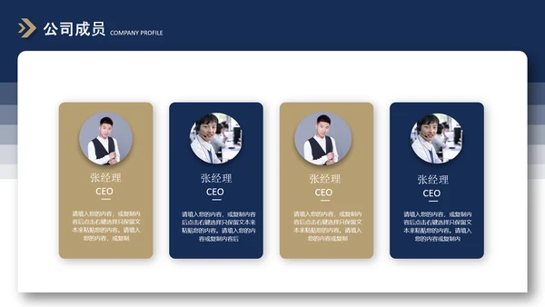 大气的商务风公司介绍PPT模板