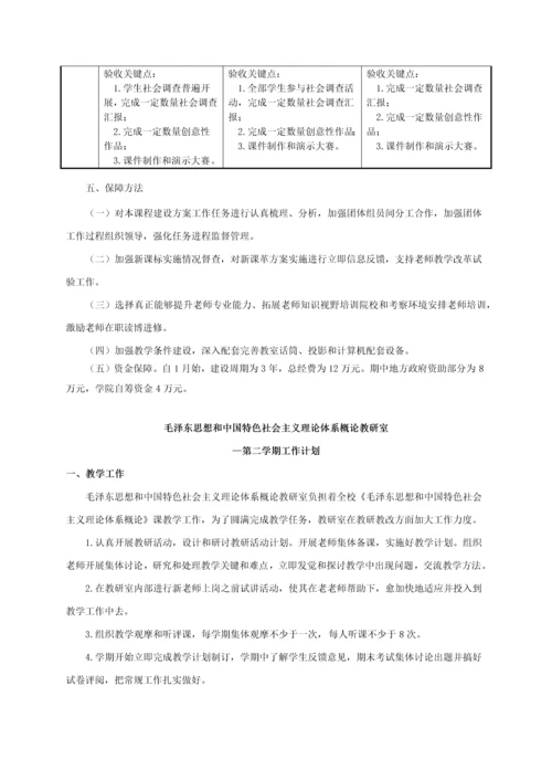 合肥师范学院思想政治理论课课程建设综合规划工作专项计划.docx