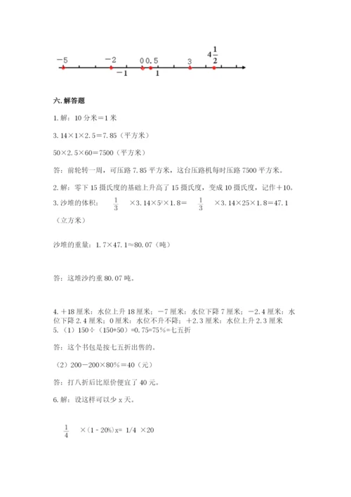 小学六年级下册数学期末卷附完整答案（全国通用）.docx