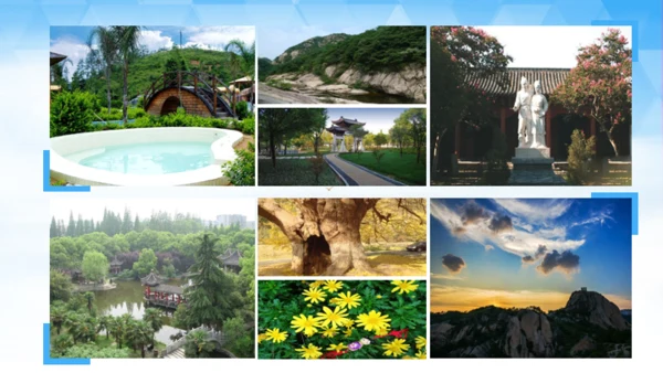 美丽湖北行通用PPT模板
