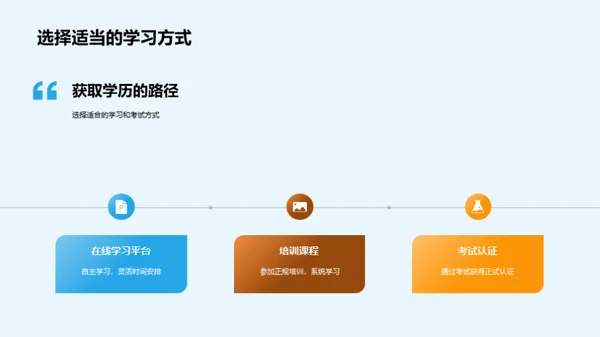 探索学历之路