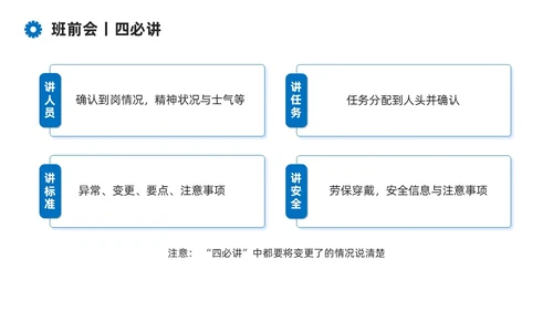 蓝色系商务简约班组现场管理技能培训课件PPT模板