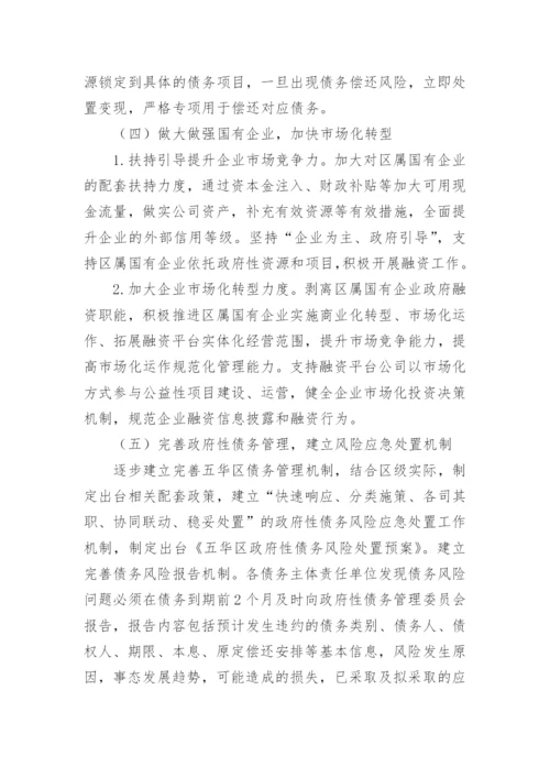 债务化解方案.docx