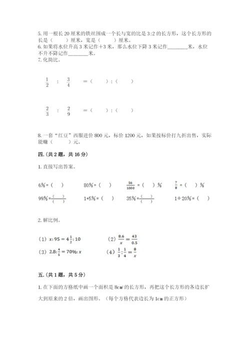 苏教版数学小升初模拟试卷附参考答案【能力提升】.docx