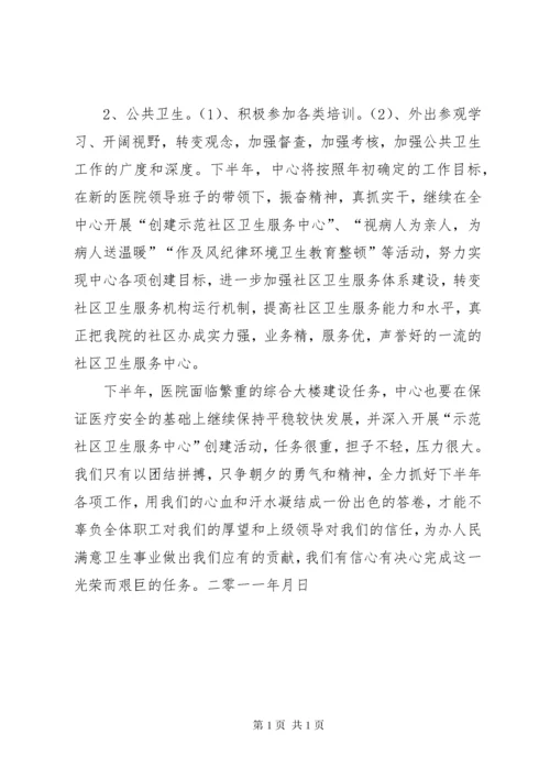 社区卫生服务中心年度工作总结.docx