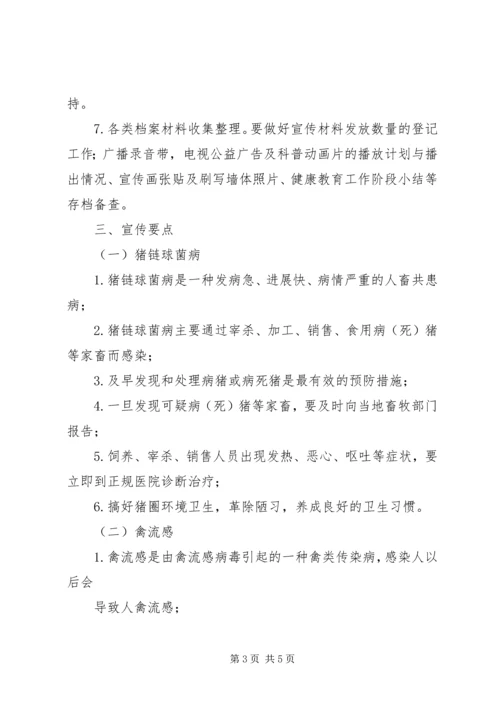 预防人畜共患病健康教育活动方案 (3).docx