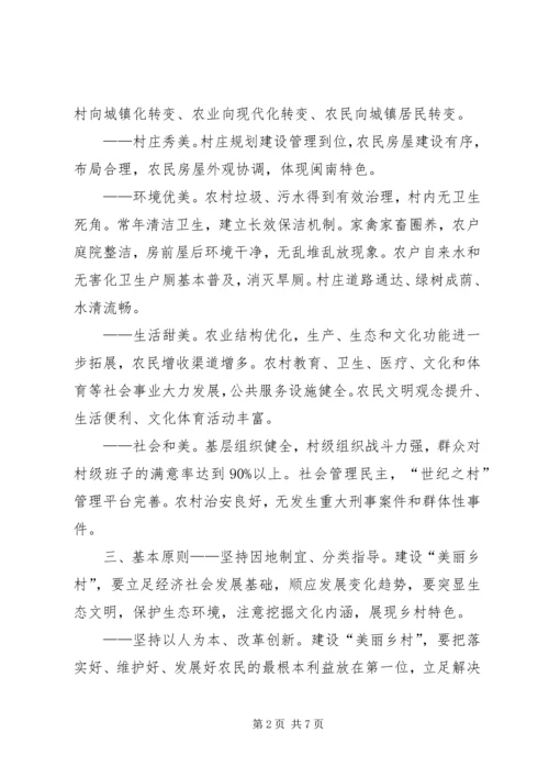 美丽乡村建设实施方案[精选合集] (3).docx