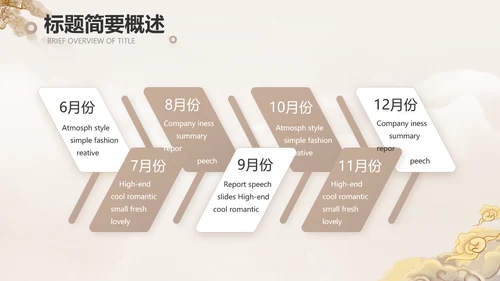 古典中国风古代神话故事介绍PPT