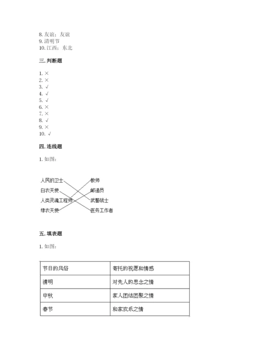 部编版道德与法治四年级下册 期末测试卷完整.docx
