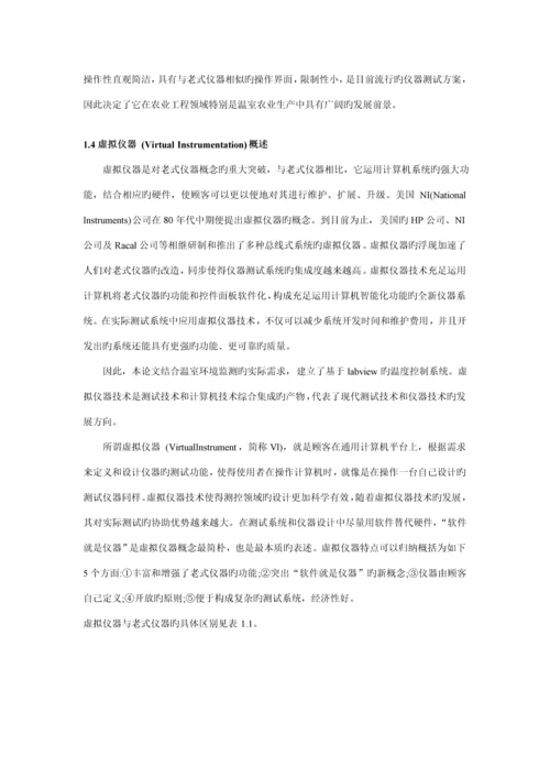 基于虚拟仪器的温室温度控制基础系统实验设计.docx