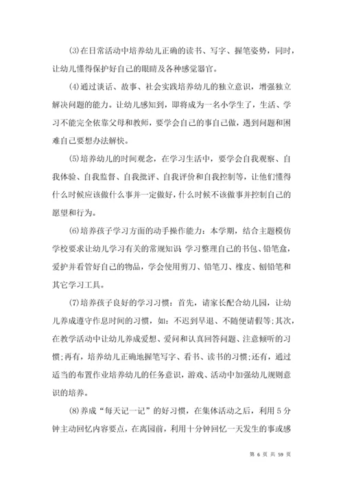 幼儿园幼小衔接工作计划.docx