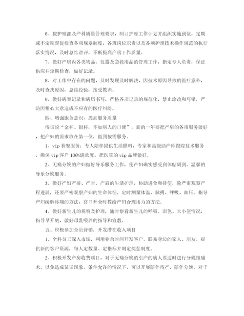 精编之年医院产科工作计划范文.docx