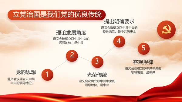 对党忠诚执着为民党建党支部工作总结PPT党课