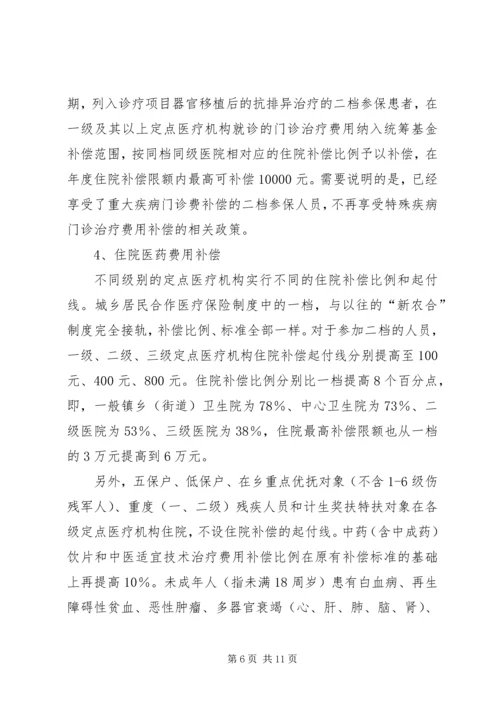 医保工作电视电话大会的发言.docx