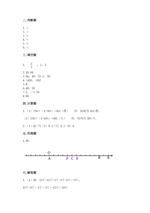 商洛地区小升初数学测试卷及完整答案一套.docx