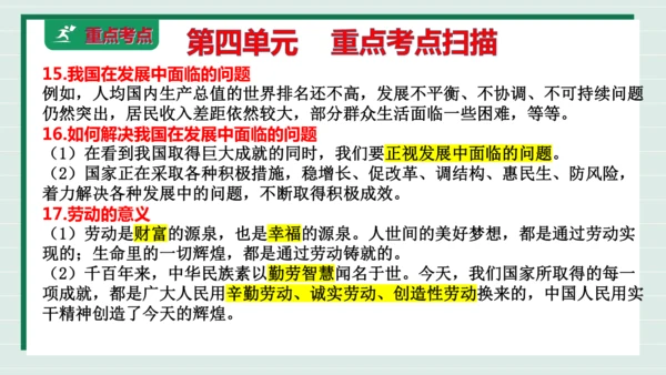 八上道法第四单元维护国家利益复习课件2024  