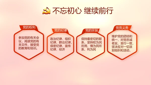 红色党支部党员代表大会工作总结汇报动态PPT