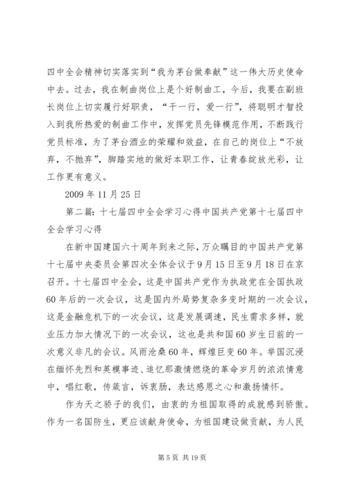 学习十七届四中全会心得.docx