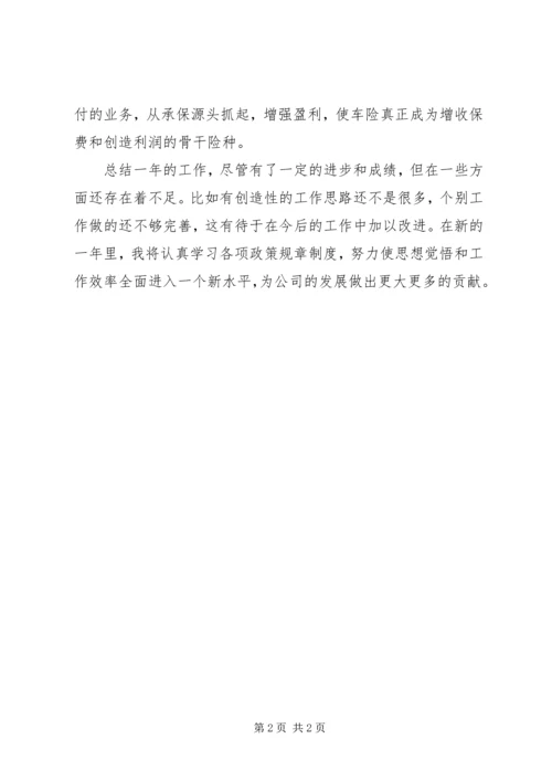 人保财险个人年度工作总结.docx