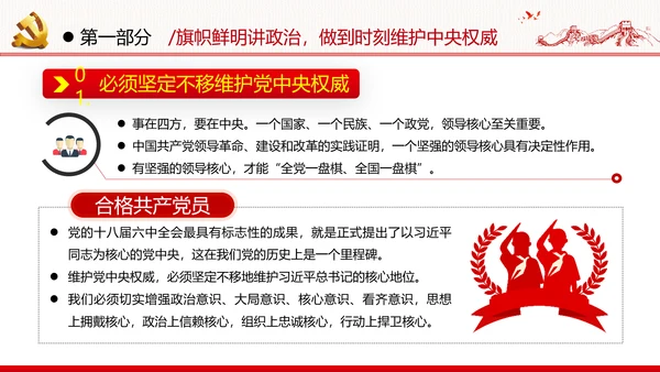 牢记党的宗旨做合格共产党员党政党建党课支部团委学习模板