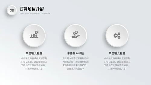 微粒体商业计划书PPT模板
