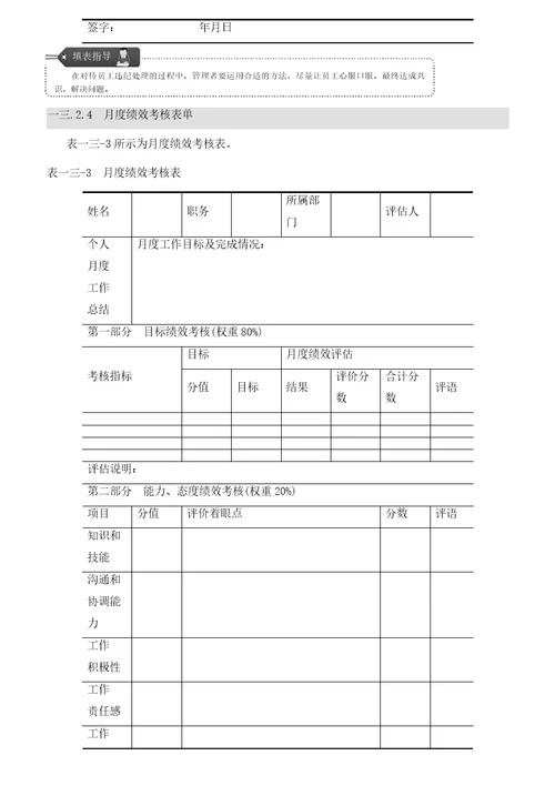 绩效考核管理篇文件资料